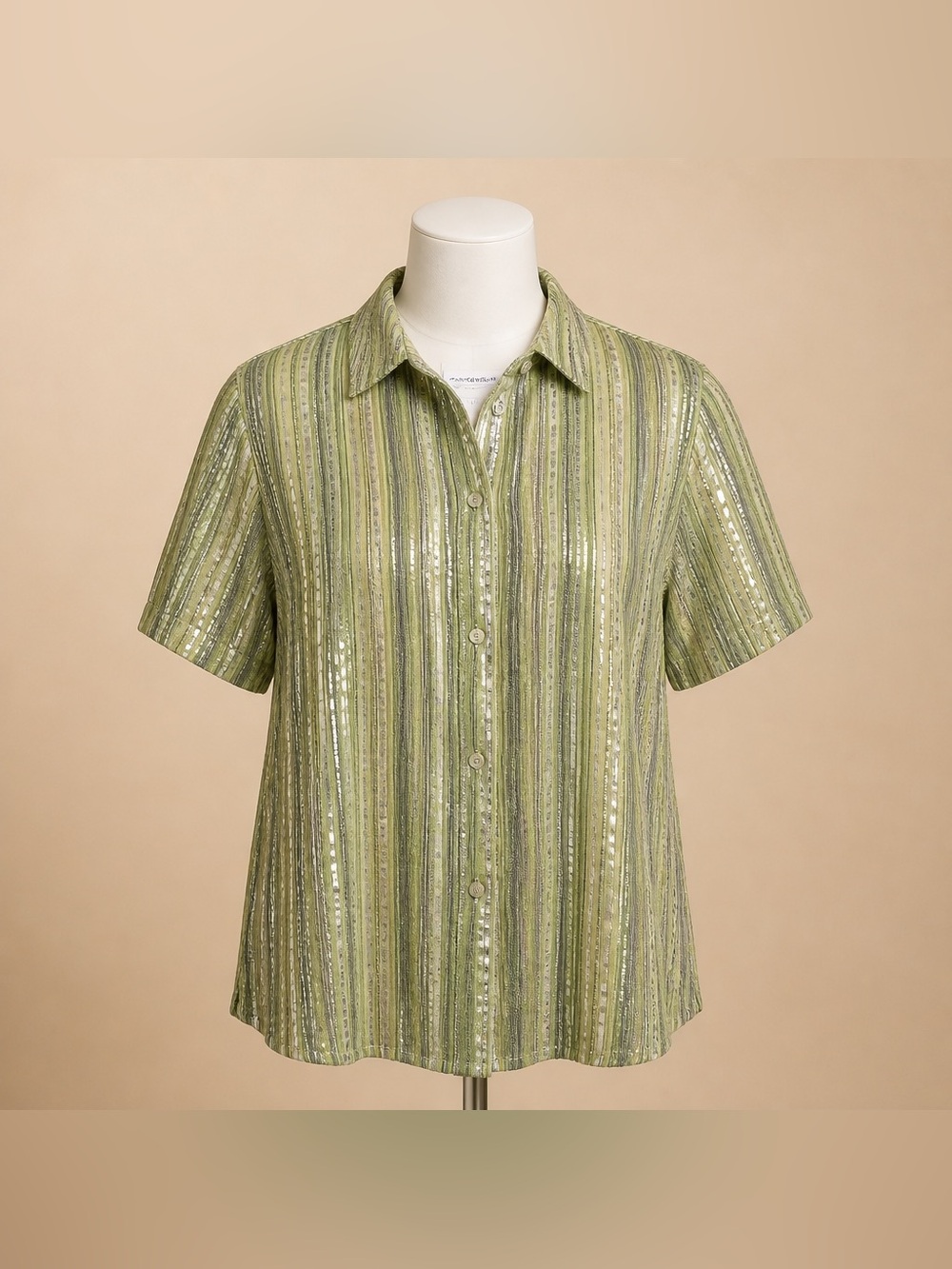 Sag Harbor XL Button Down Stripe Shirt